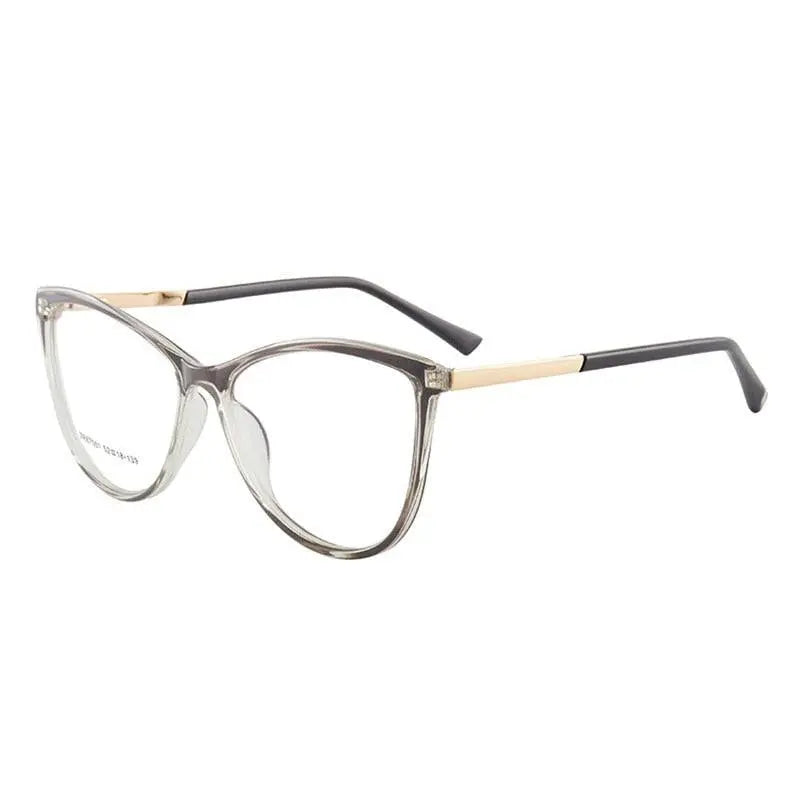 Women's Cat Eye Full Rim TR90 Prescription Glasses TR7001 — view 9 | Rx Spectacle