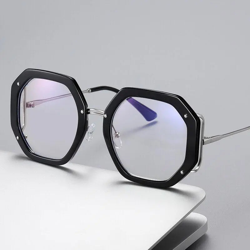 Women's Polygon Full Rim TR90 Prescription Glasses 95243 — view 11 | Rx Spectacle