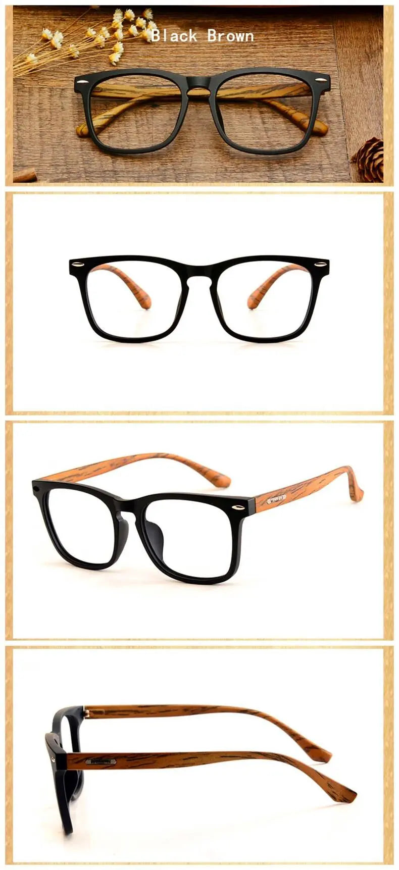 Unisex Full Rim Resin Prescription Glasses 98028 — view 14 | Rx Spectacle
