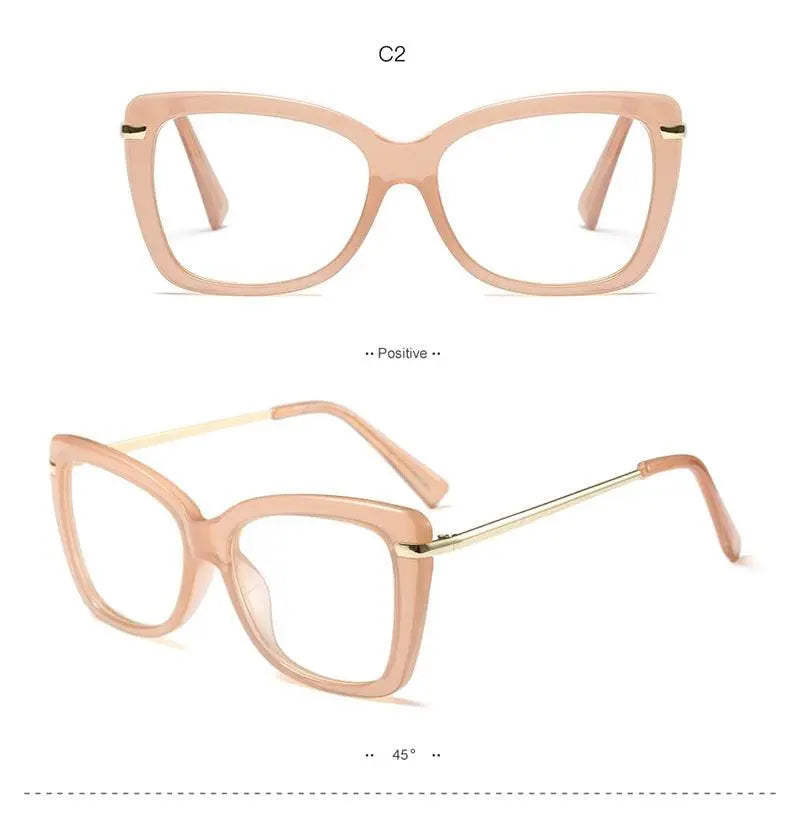 Women's Cat Eye Full Rim Acetate Prescription Glasses 97331 — view 14 | Rx Spectacle