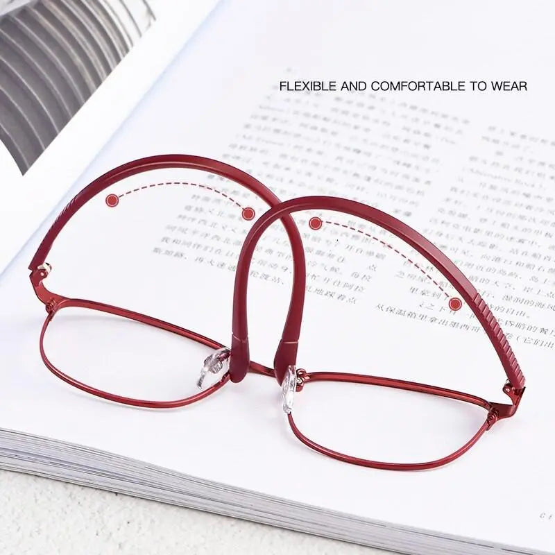 Women's Full Rim Alloy Prescription Glasses 3569 — view 2 | Rx Spectacle