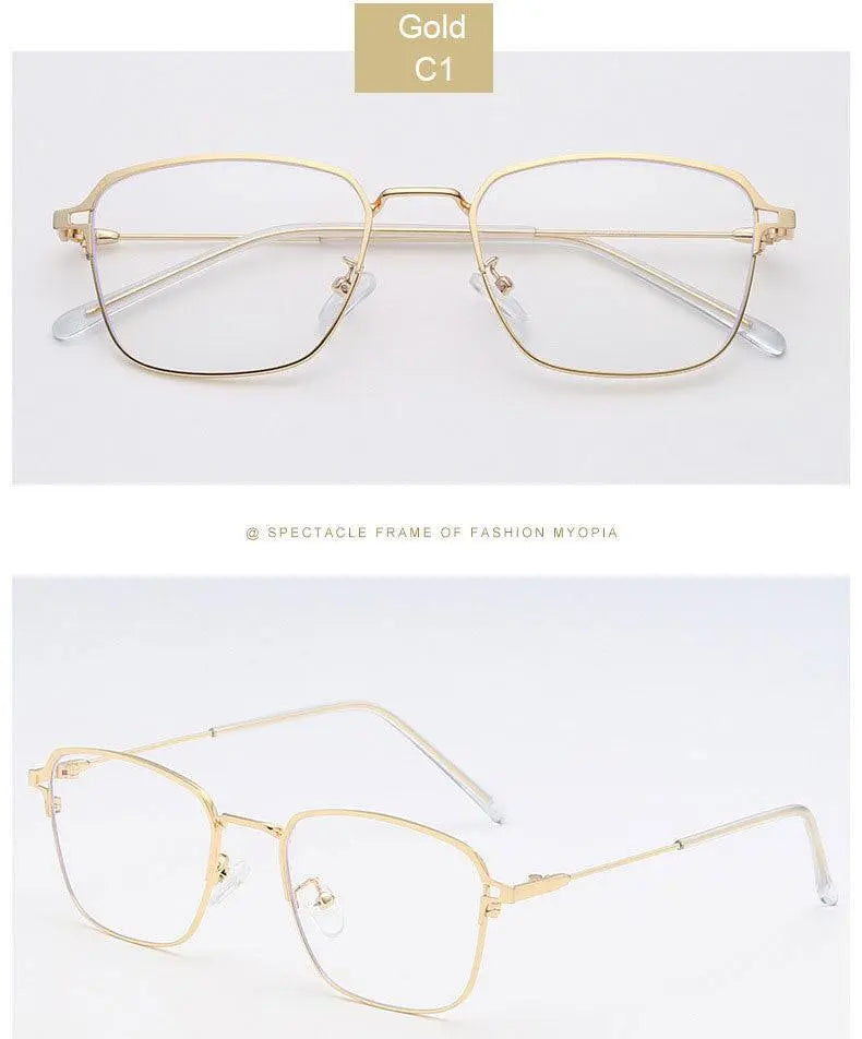 Unisex Square Full Rim Alloy Prescription Glasses 5006 — view 18 | Rx Spectacle