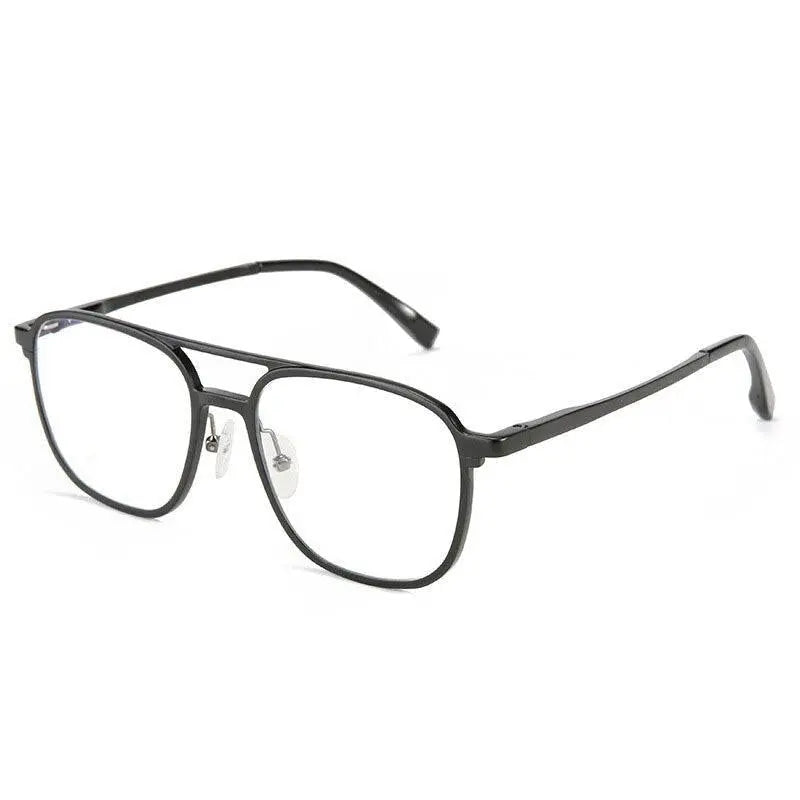 Men's Square Full Rim Alloy Prescription Glasses 6113 — view 2 | Rx Spectacle