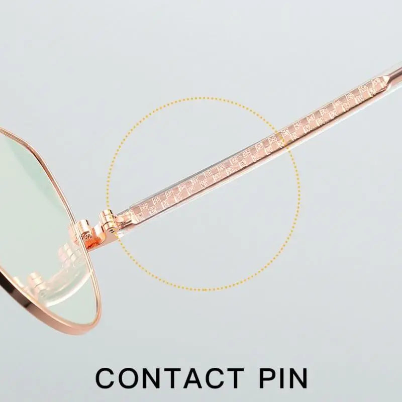 Women's Cat Eye Full Rim Alloy Prescription Glasses 3001 — view 9 | Rx Spectacle
