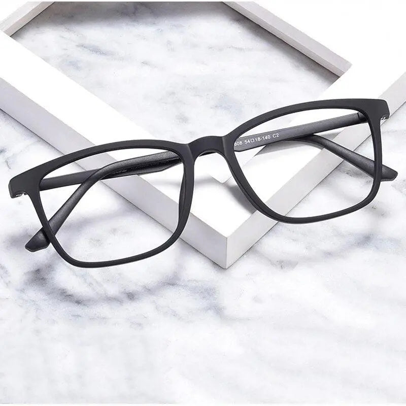 Unisex Square Full Rim Ultem Prescription Glasses 8808 — view 1 | Rx Spectacle