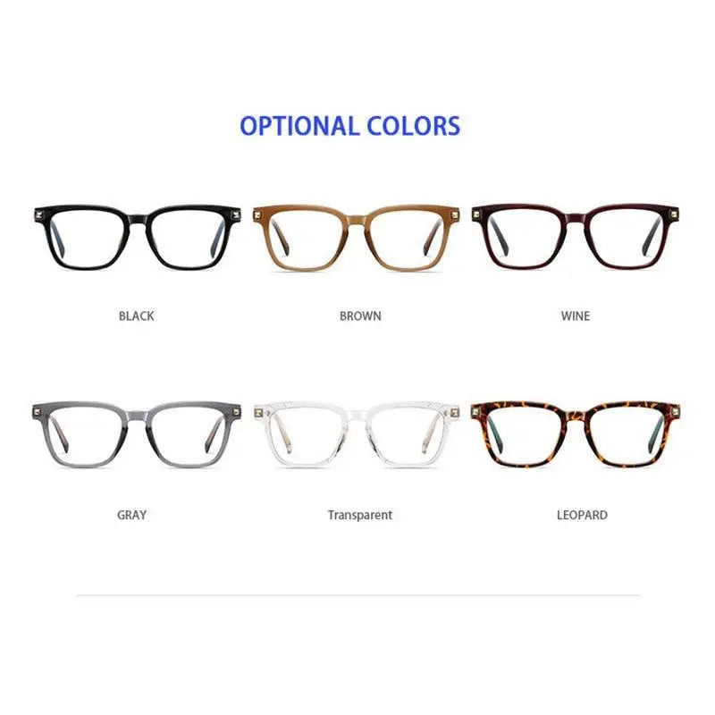Unisex Square Full Rim TR90 Prescription Glasses 2068 — view 8 | Rx Spectacle