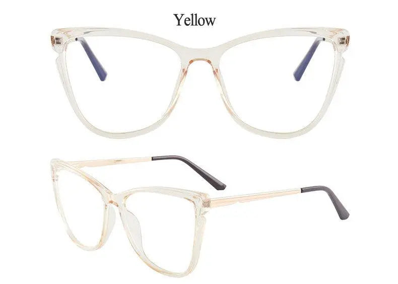Women's Cat Eye Full Rim TR90 Prescription Glasses 7021 — view 19 | Rx Spectacle