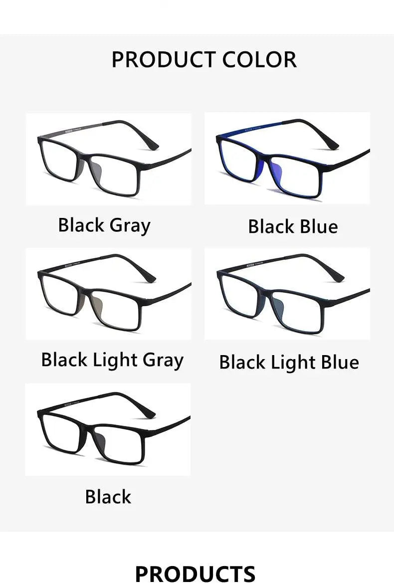 Men's Full Rim Titanium Prescription Glasses HR8085 — view 12 | Rx Spectacle