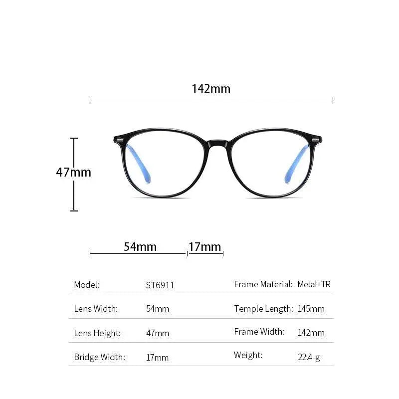 Men's Square Full Rim Alloy Prescription Glasses 6911 — view 3 | Rx Spectacle