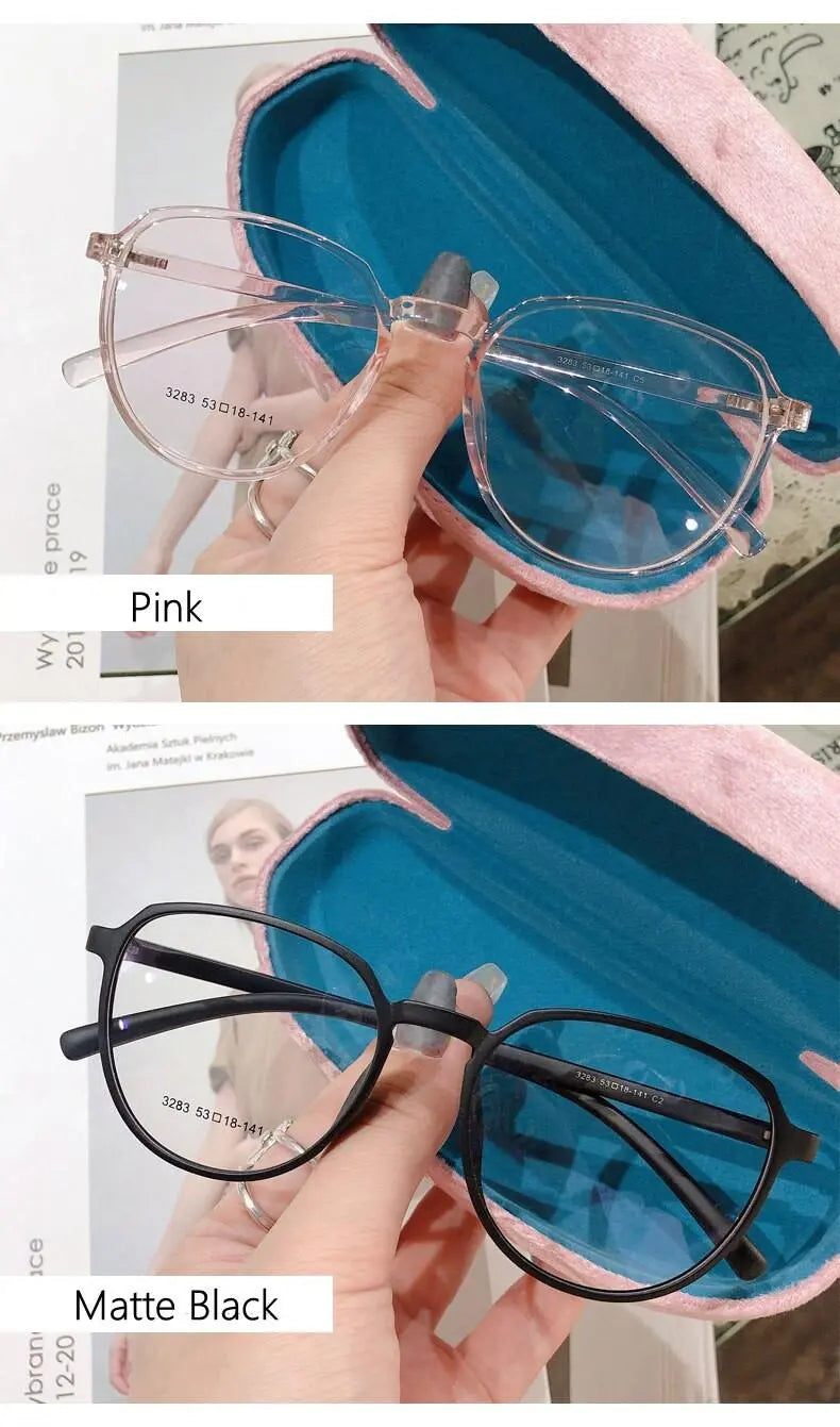 Women's Round Full Rim Resin Prescription Glasses 3283 — view 9 | Rx Spectacle