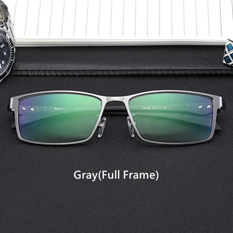 Men's Full Rim Alloy Prescription Glasses 66071/66085 — view 10 | Rx Spectacle