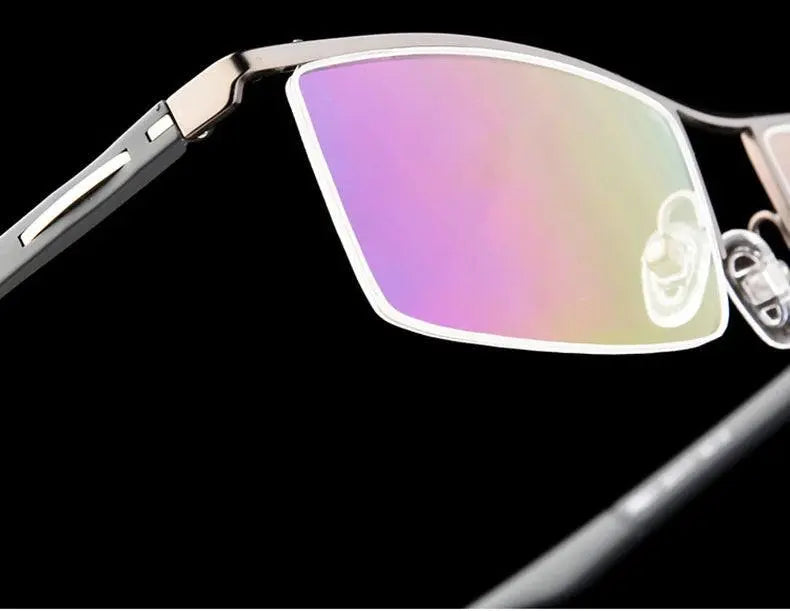Unisex Square Semi-Rimless TR90 Prescription Glasses P8831 — view 14 | Rx Spectacle