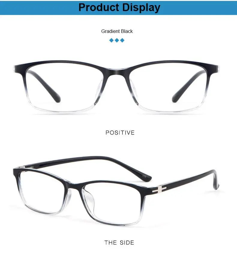 Women's Square Full Rim Acetate Prescription Glasses 6631 — view 13 | Rx Spectacle