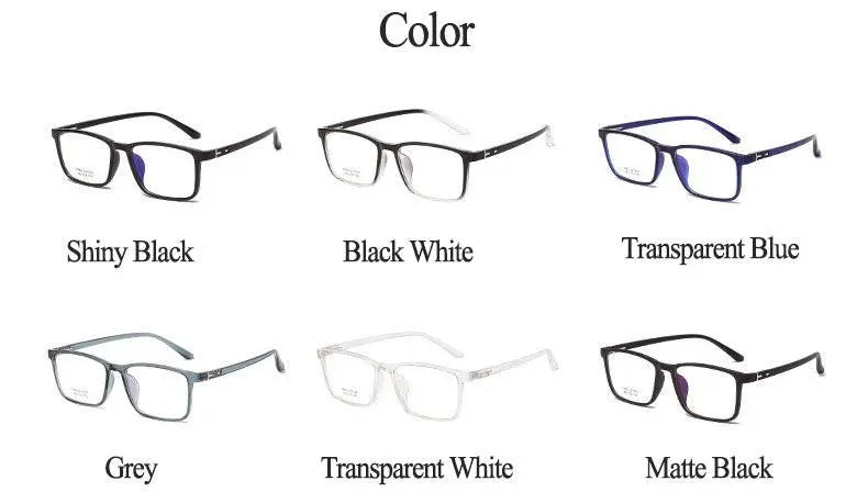 Unisex Rectangular Full Rim TR90 Prescription Glasses 227 — view 14 | Rx Spectacle
