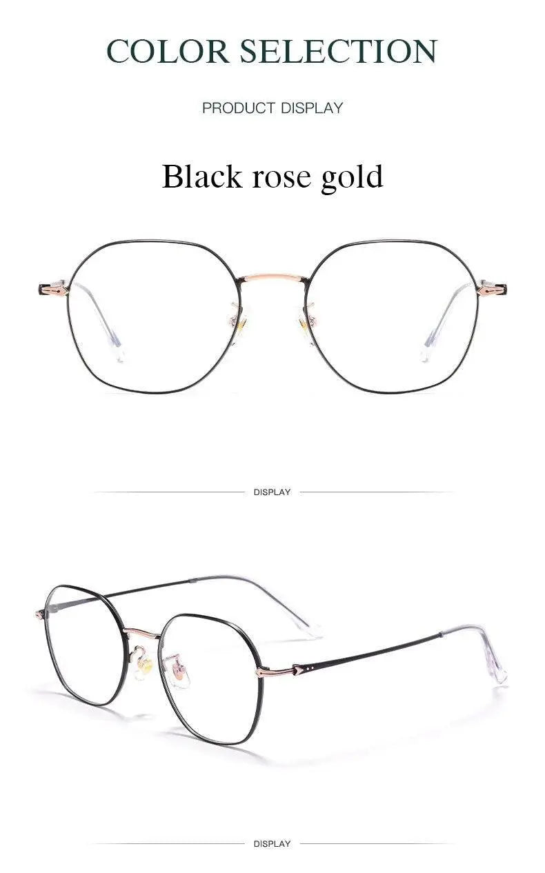 Unisex Oval Full Rim Alloy Prescription Glasses 53059 — view 11 | Rx Spectacle