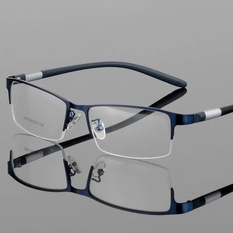 Unisex Semi-Rimless TR90 Prescription Glasses 2242 — view 8 | Rx Spectacle