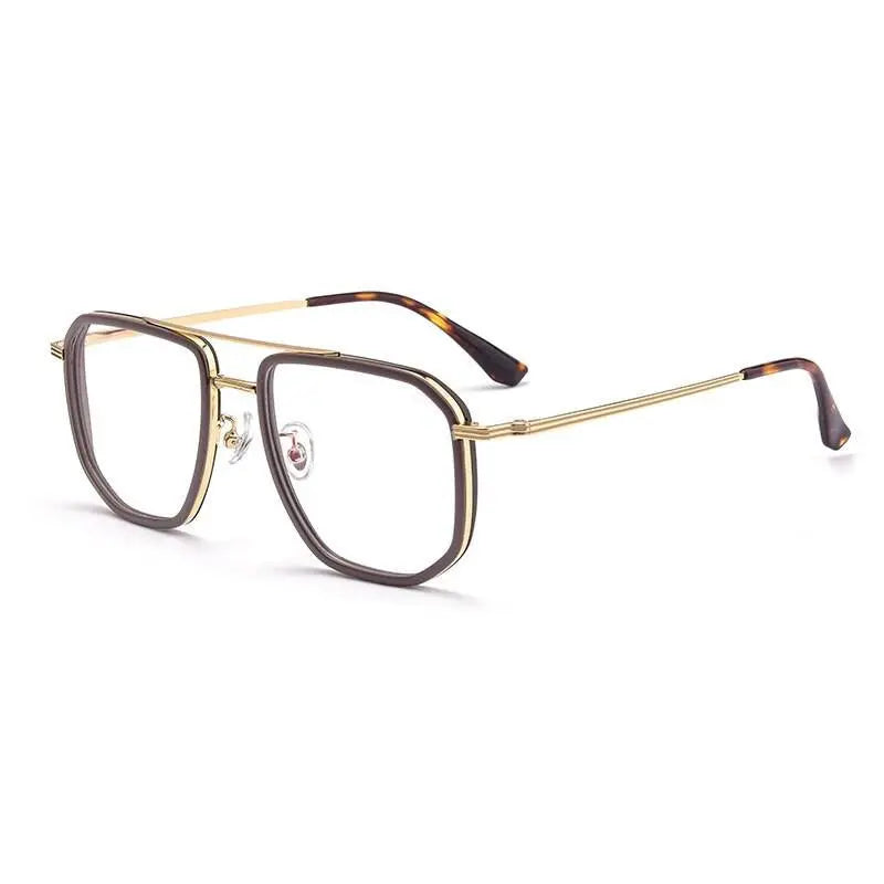 Men's Full Rim Titanium Prescription Glasses 2216yj — view 4 | Rx Spectacle