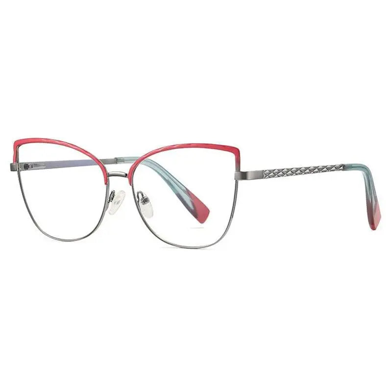 Women's Cat Eye Full Rim TR90 Prescription Glasses 3024 — view 4 | Rx Spectacle