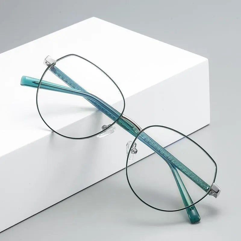Women's Oval Full Rim TR90 Prescription Glasses 3005 — view 1 | Rx Spectacle