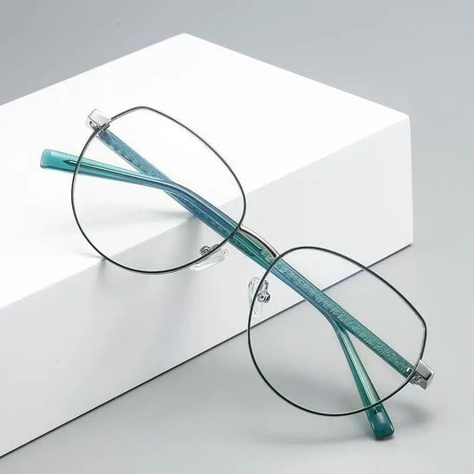Women's Oval Full Rim TR90 Prescription Glasses 3005 — view 1 | Rx Spectacle