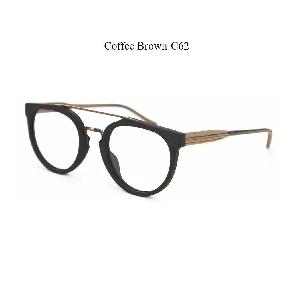 Unisex Round Full Rim Acetate Double Bridge Prescription Glasses Spr09 — view 10 | Rx Spectacle