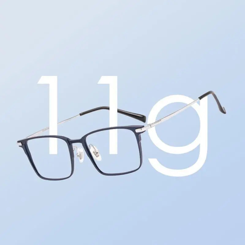 Unisex Square Full Rim Alloy Prescription Glasses 5051 — view 9 | Rx Spectacle
