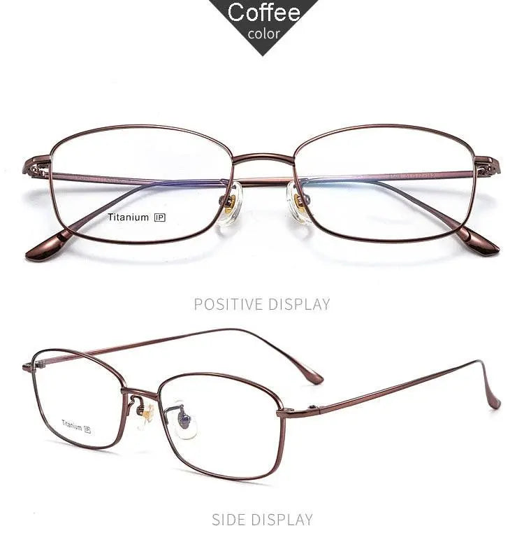 Men's Full Rim Titanium Prescription Glasses 8508 — view 15 | Rx Spectacle