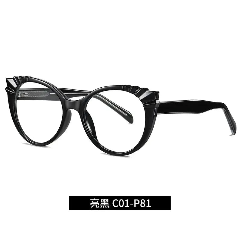 Unisex Cat Eye Full Rim TR90 Prescription Glasses 4 — view 5 | Rx Spectacle