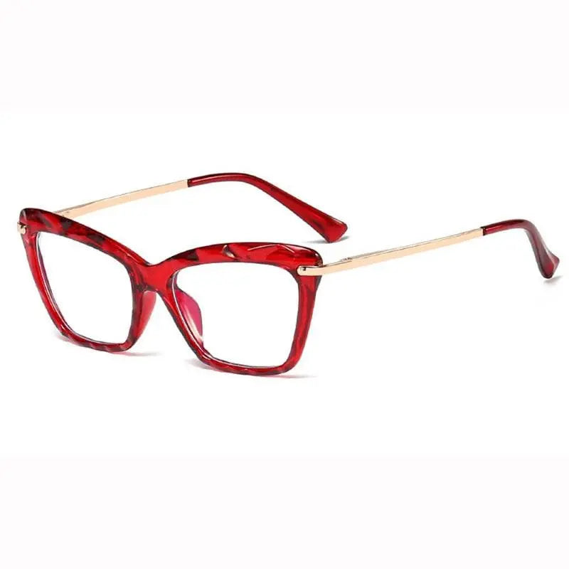 Women's Cat Eye Full Rim Acetate Prescription Glasses 97533 — view 9 | Rx Spectacle