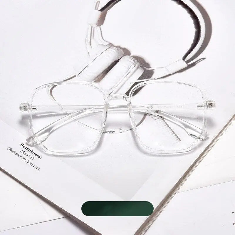 Unisex Polygon Full Rim Acetate Prescription Glasses D147 — view 12 | Rx Spectacle