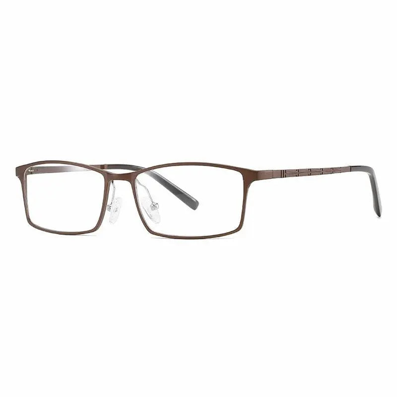 Unisex Square Full Rim Alloy Prescription Glasses 6300 — view 7 | Rx Spectacle