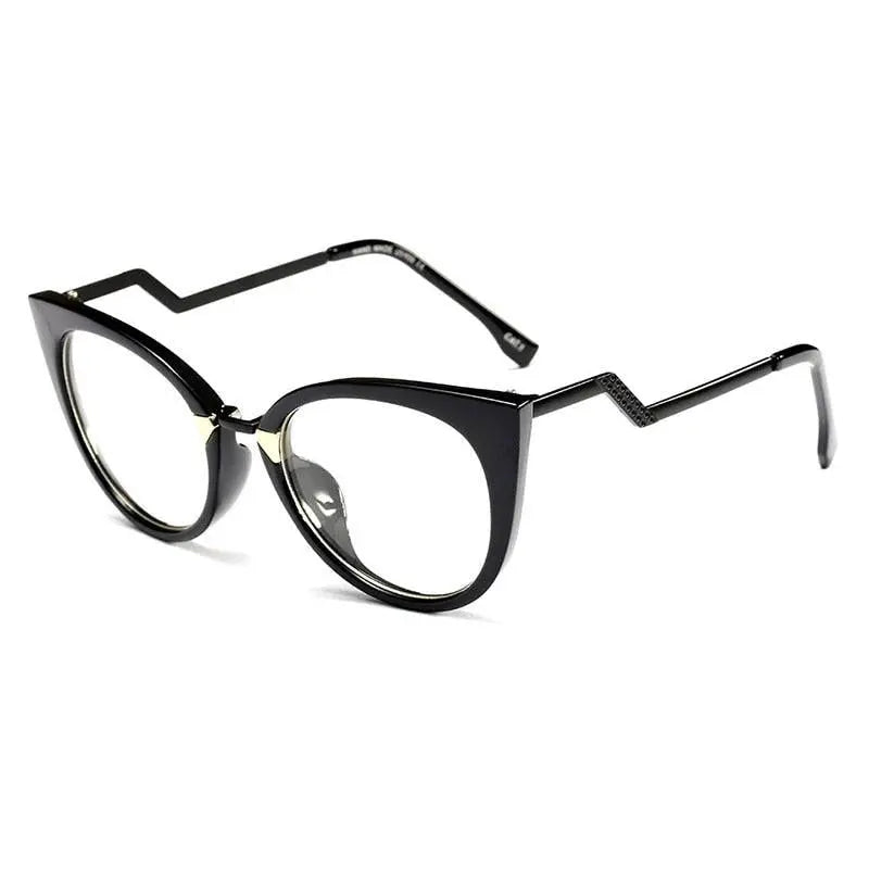 Women's Cat Eye Full Rim Acetate Prescription Glasses 97320 — view 10 | Rx Spectacle