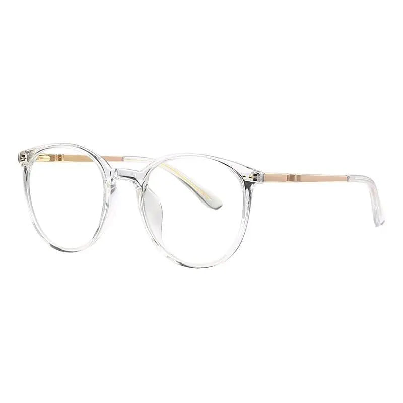Women's Round Full Rim TR90 Prescription Glasses 2055 — view 10 | Rx Spectacle
