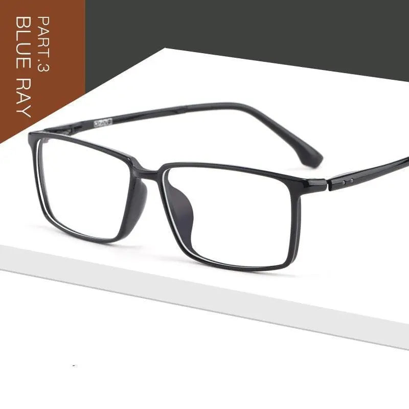 Men's Full Rim Stainless Steel Prescription Glasses 9810 — view 7 | Rx Spectacle