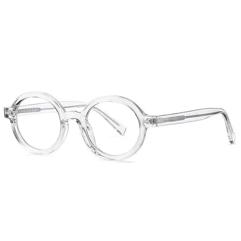 Unisex Round Full Rim Titanium Prescription Glasses 2092 — view 4 | Rx Spectacle
