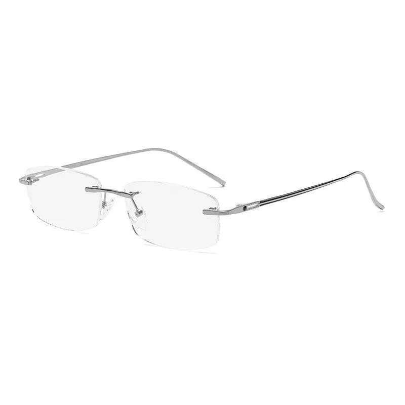 Men's Rimless Titanium Prescription Glasses 9079 — view 7 | Rx Spectacle