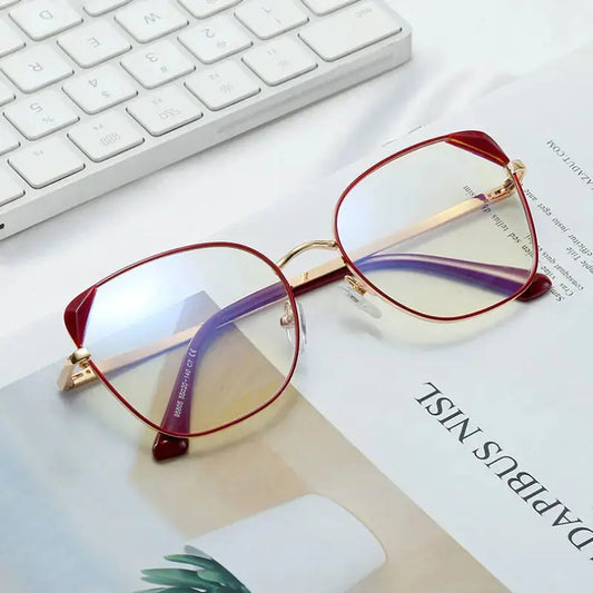 Women's Cat Eye Full Rim TR90 Prescription Glasses 958054 — view 1 | Rx Spectacle
