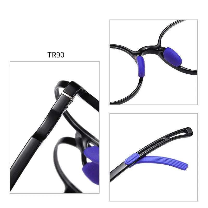 Unisex Oval Full Rim TR90 Prescription Glasses 5115 — view 3 | Rx Spectacle