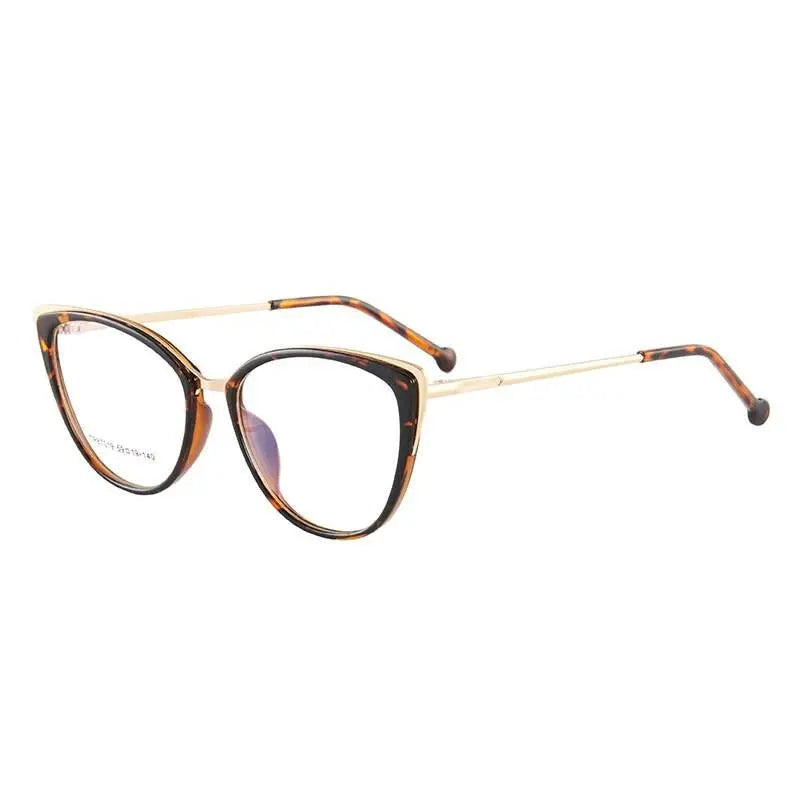 Women's Cat Eye Full Rim TR90 Prescription Glasses 7019 — view 11 | Rx Spectacle