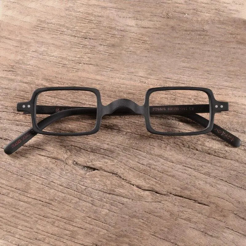 Unisex Square Full Rim Acetate Prescription Glasses Ft6016 — view 2 | Rx Spectacle
