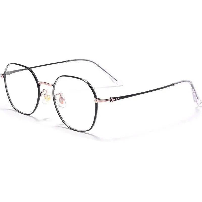 Unisex Oval Full Rim Alloy Prescription Glasses 53059 — view 10 | Rx Spectacle
