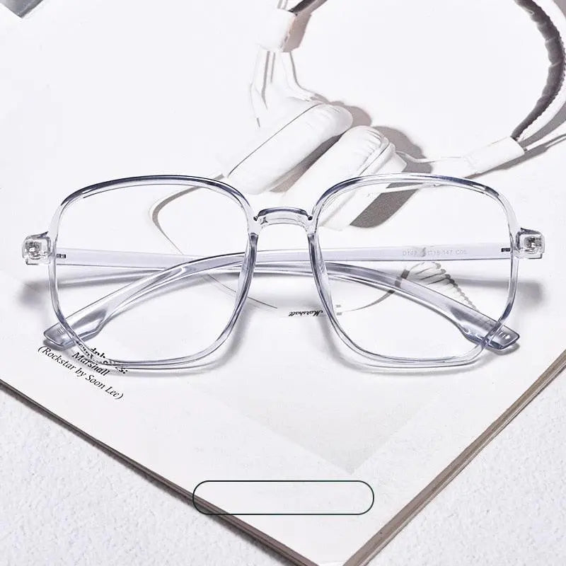 Unisex Polygon Full Rim Acetate Prescription Glasses D147 — view 9 | Rx Spectacle