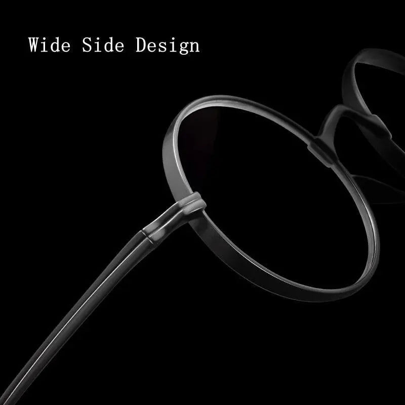 Unisex Full Rim Titanium Prescription Glasses 9818CK — view 9 | Rx Spectacle