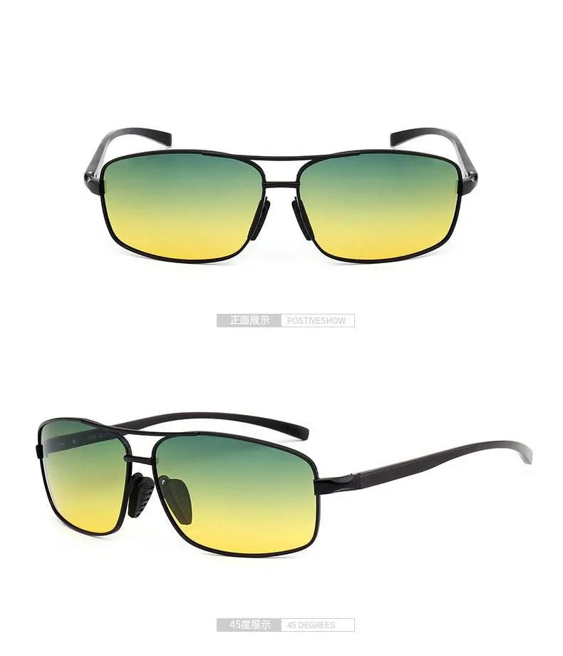 Men's Rectangular Full Rim Alloy Prescription Glasses 2458 — view 18 | Rx Spectacle