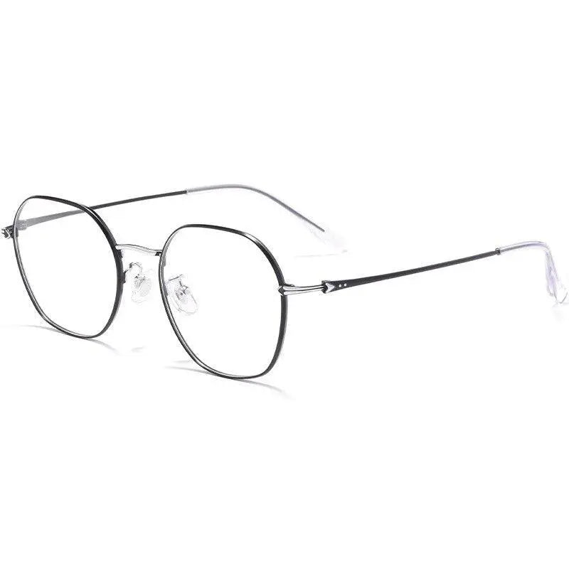 Unisex Oval Full Rim Alloy Prescription Glasses 53059 — view 6 | Rx Spectacle