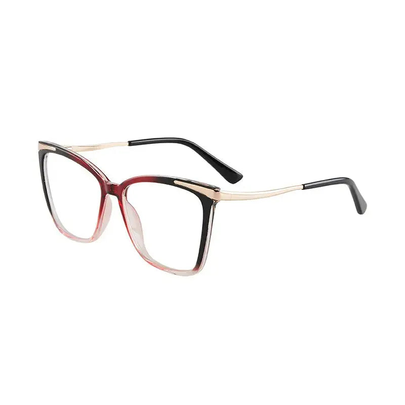 Women's Cat Eye Full Rim TR90 Prescription Glasses 87051 — view 5 | Rx Spectacle