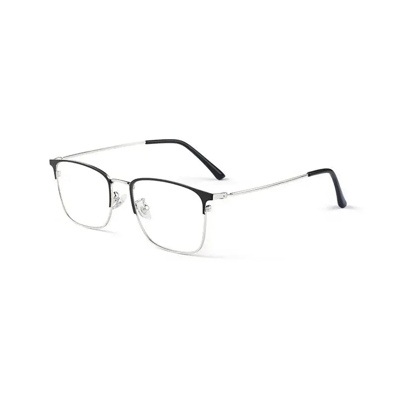 Women's Square Full Rim Alloy Prescription Glasses 80165 — view 4 | Rx Spectacle