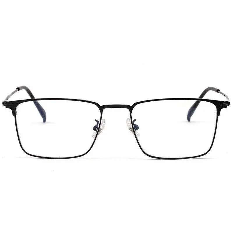 Men's Square Full Rim Alloy Prescription Glasses 0606 — view 4 | Rx Spectacle