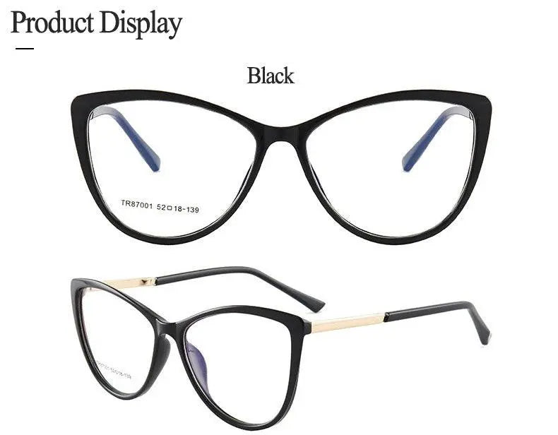 Cat Eye Full Rim TR90 Prescription Glasses 7001 — view 16 | Rx Spectacle