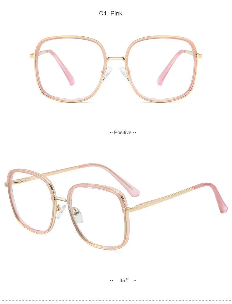 Women's Square Full Rim TR90 Prescription Glasses 95305 — view 15 | Rx Spectacle